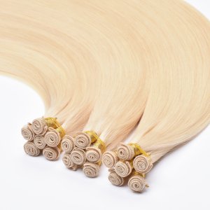Handtied weft